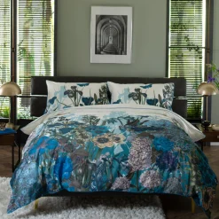 Fashion THE LYNDON COMPANY Tivoli Blue Duvet Set Blue