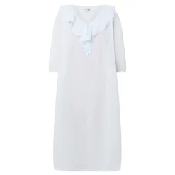 Toby Voile Ruffle-Trim Night Dress