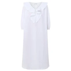 Toby Voile Ruffle-Trim Night Dress