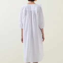 Toby Voile Ruffle-Trim Night Dress