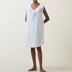 Best COTTON REAL Tomy Ruffle Embellished Night Dress