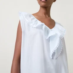 Best COTTON REAL Tomy Ruffle Embellished Night Dress