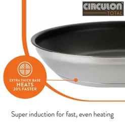Total Stainless Steel Frying Pan 30cm