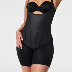 Hot SPANX TotalContour Open-Bust Mid-Thigh Bodysuit
