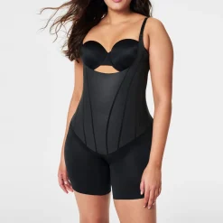 Hot SPANX TotalContour Open-Bust Mid-Thigh Bodysuit