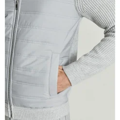 Sale REISS Trainer Hybrid Zip-Through Sweater