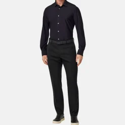 Travel Regular Wool Formal Trousers