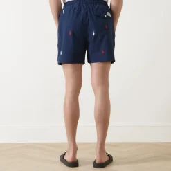 Traveller Polo Player Logo Drawstring Shorts