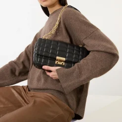 Tribeca Large Quilted Shoulder Bag