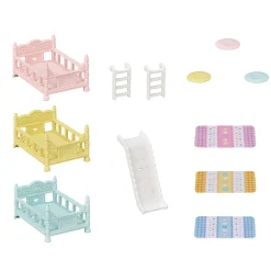 Discount SYLVANIAN FAMILIES Triple Bunk Bed Set