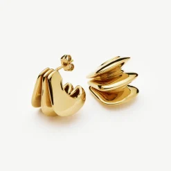 Online MISSOMA Triple Ridge Stud Earrings