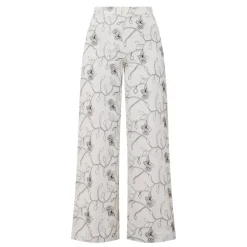 Trisja Floral Embroidered Straight Leg Trousers
