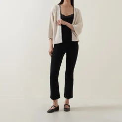 Tritte Contrast Trim Open Front Cardigan