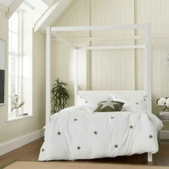 Tufted Star Duvet Set Green