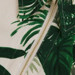 Tullisa Palm Zip Front Jumpsuit