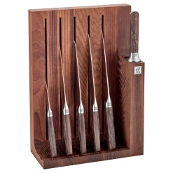 TWIN 1731 7-pcs Brown Knife Block Set