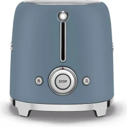 Online SMEG Two Slice Toaster Matte Storm Blue