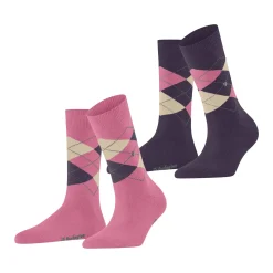 New FALKE Two-pack Everyday Argyle Socks