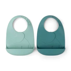 Two-Pack Peekaboo Elphee Bibs