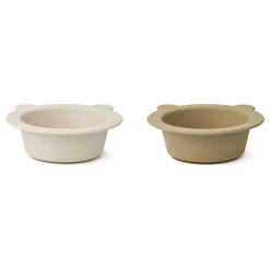 Two-Pack Peony Suction Bowl