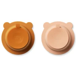 Two-Pack Peony Suction Bowl