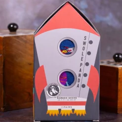 Sale SWOLE PANDA Two-Pack Space Explorer Rocket Socks