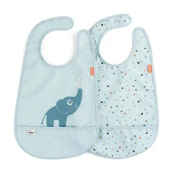 Outlet DONE BY DEER Two-Pack Velcro Bib Elphee
