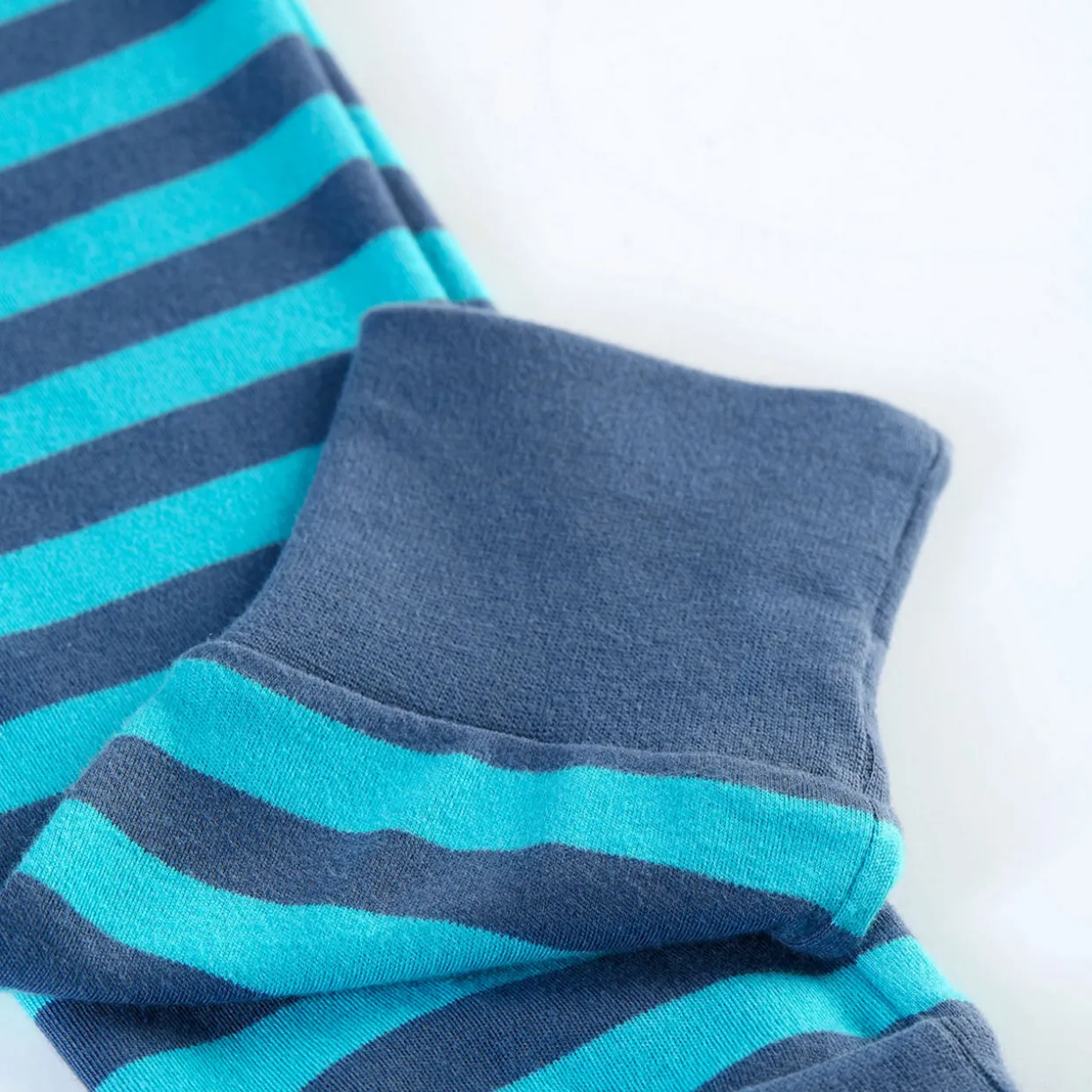 Two-Piece Lunar Striped Sloth Pyjama Set