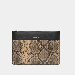 Una Snake Panel Pouch
