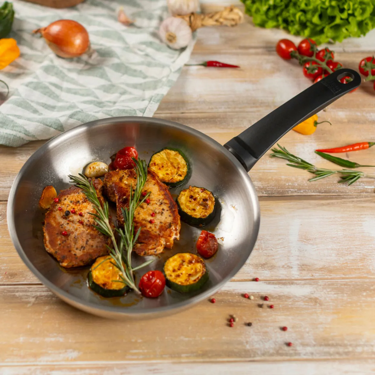 Uncoated Classic Frying Pan 20cm