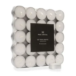 Unscented White Tealights Pack of 50