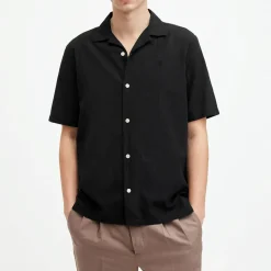 Best ALLSAINTS Valley Embroidered Logo Relaxed Fit Shirt