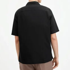 Best ALLSAINTS Valley Embroidered Logo Relaxed Fit Shirt