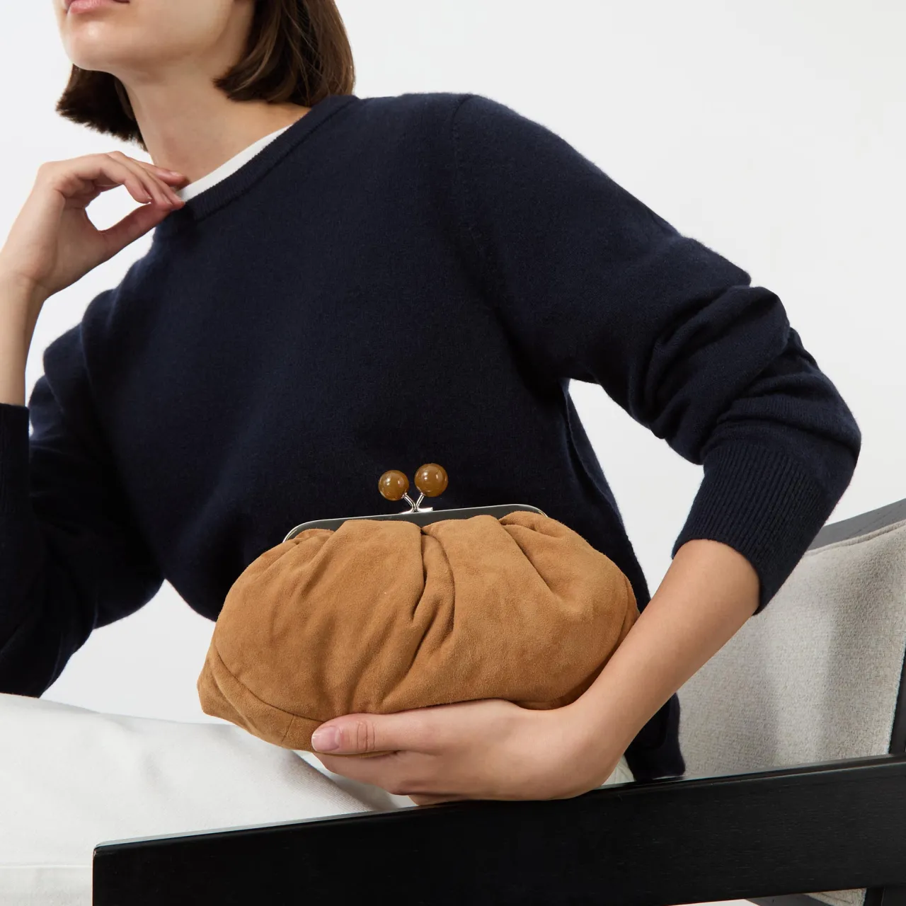 Sale WEEKEND MAX MARA Valois Kisslock Clutch