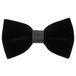 New GILT EDGE Velvet Bow Tie