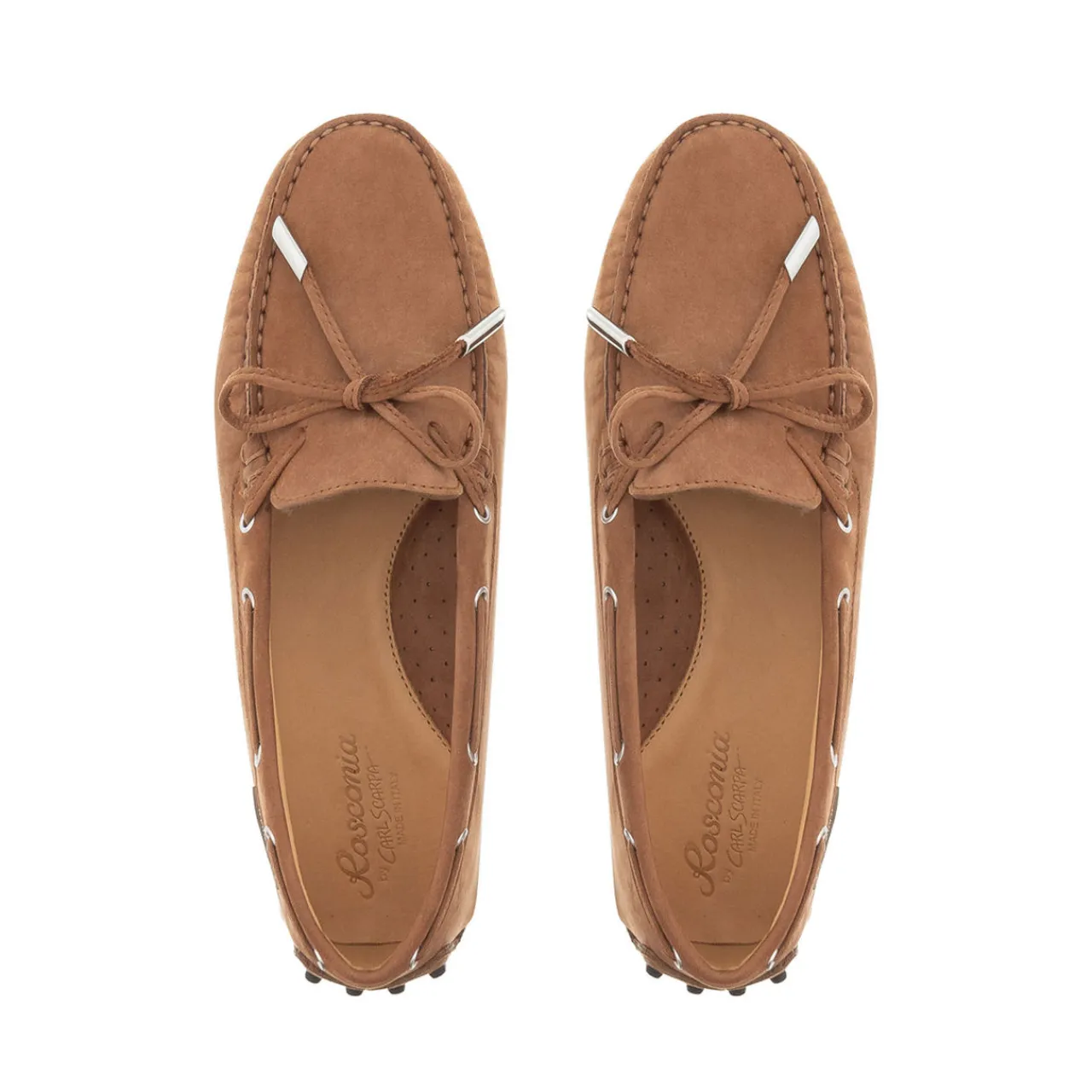 Sale CARL SCARPA Venerdi Suede Moccasins