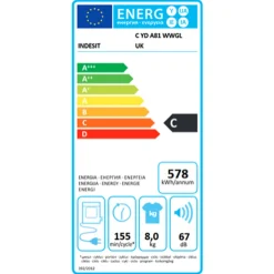 Vented Tumble Dryer White 8kg