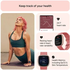 Versa 4 Pink Sand-Copper Rose Smart Watch