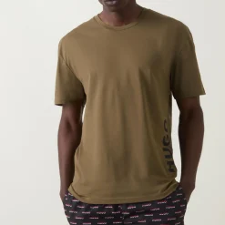 Discount HUGO Vertical Logo Lounge T-Shirt