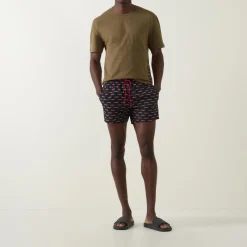 Discount HUGO Vertical Logo Lounge T-Shirt