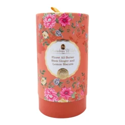 Outlet GRANDMA WILDS Victorian Floral Buttery Stem ginger & Lemon Biscuit Tube