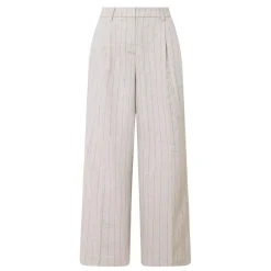 Vilka Pinstripe Wide Leg Trousers