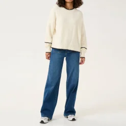 Villi Contrast Trim Sweater