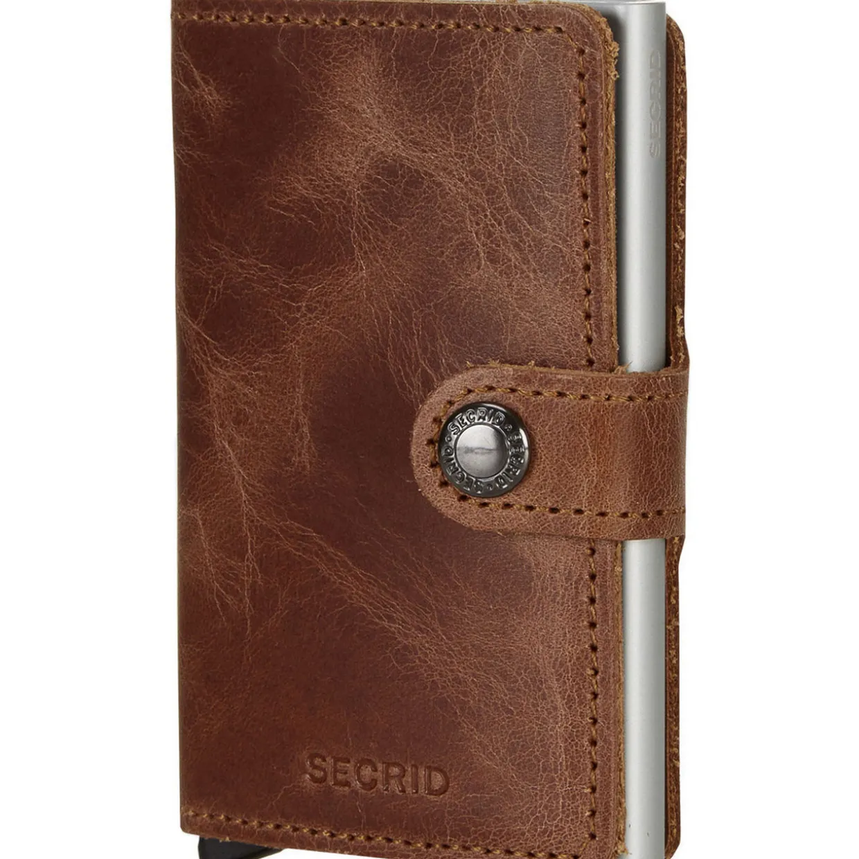 Vintage Card Protector Mini Wallet