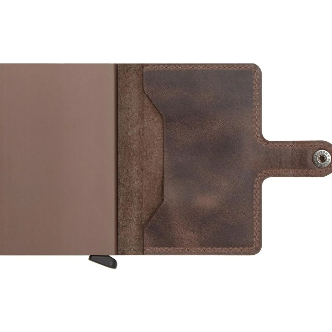 Fashion SECRID Vintage Card Protector Mini Wallet Light Brown