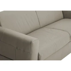 Visconti Leather Sofa Bed Dark Grey