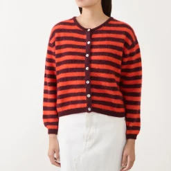 Vitow Striped Cardigan