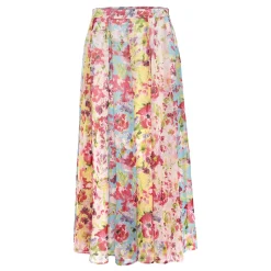 Vivianne Striped Floral Skirt