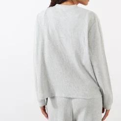 Waffle Long-Sleeved Top