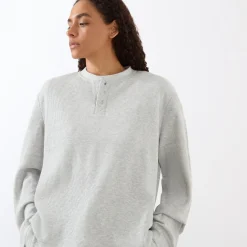 Waffle Long-Sleeved Top